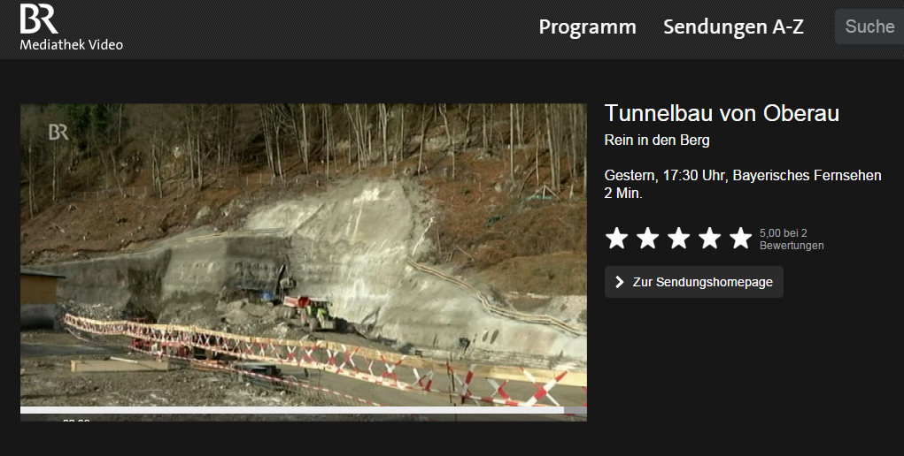 Video: Tunnelbau in Oberau